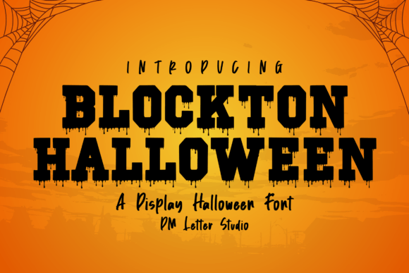 Blockton Halloween Font Review for Makers