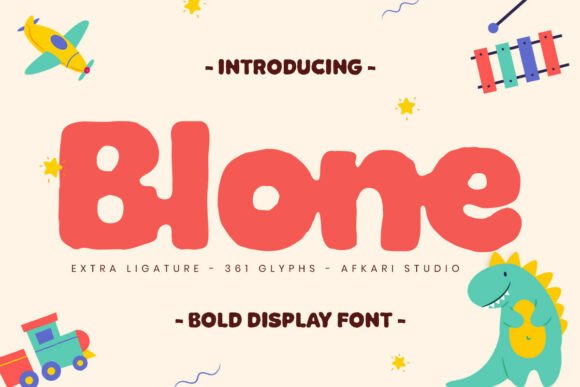 Blone Typeface for Bold Brand Identity