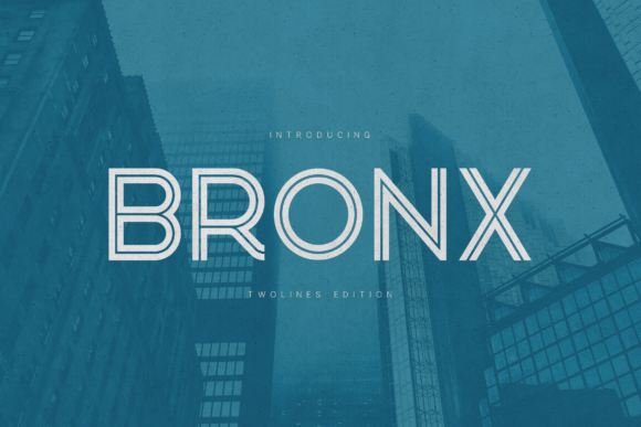Bronx Twolines Edition: The Modern Display Font