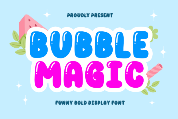 Bubble Magic: A Joyful Display Font for Editors