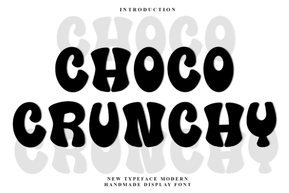 Choco Crunchy Typeface for Festive Branding