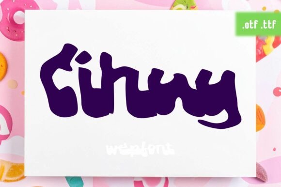 Cihuy Typeface: Whimsical Charm for Branding