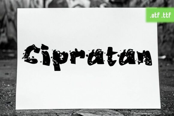 Cipratan Font: Urban Edge for Maker Brands