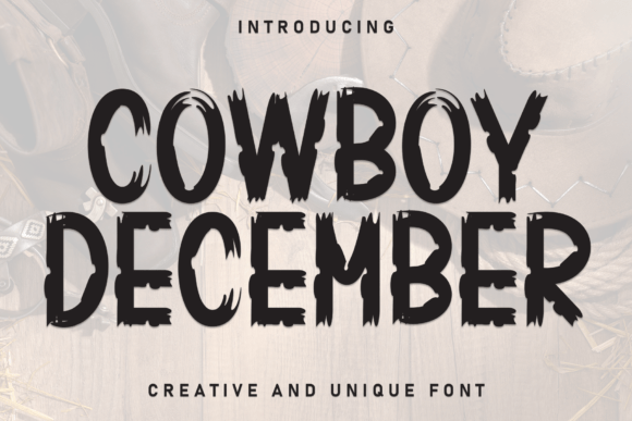 Cowboy December: A Charismatic Handwritten Display Font