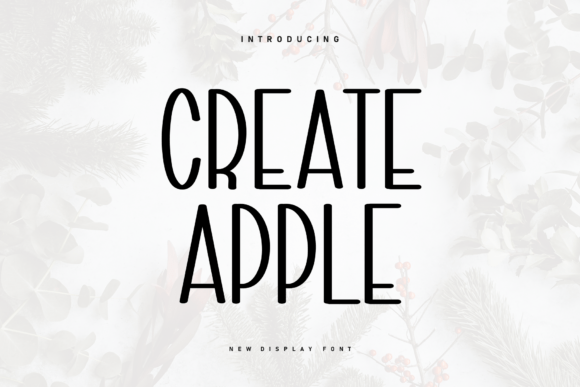 Create Apple Font for Editorial Design