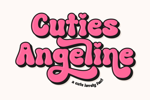 Cuties Angeline Typeface for Sweet Branding