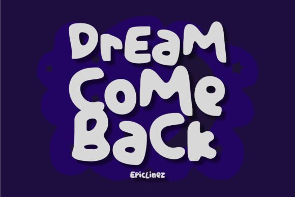 Dream Comeback Typeface for Web Design