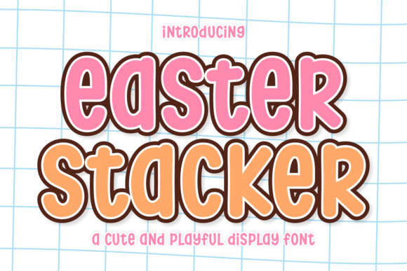 Easter Stacker: The Bold Display Font for Festive Campaigns