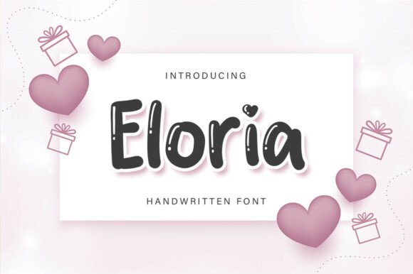 Eloria Typeface: A Soft Display Font for Editorial Design