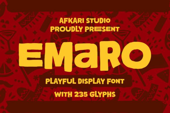 Emaro: A Playful Display Font for Modern Web Design