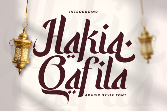 Hakia Qafila: A Nomadic Display Font for Crafters