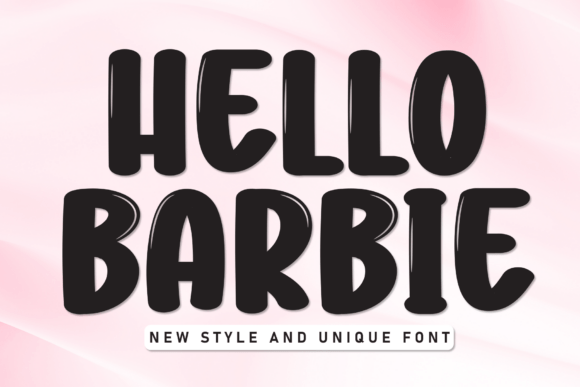 Hello Barbie Typeface for Bold Web Design