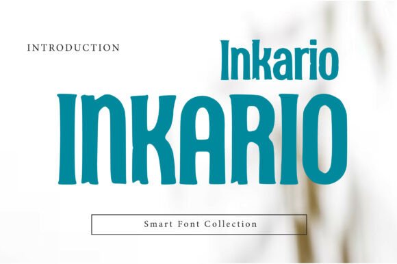 Inkario: A Bold Display Font for Editorial Design
