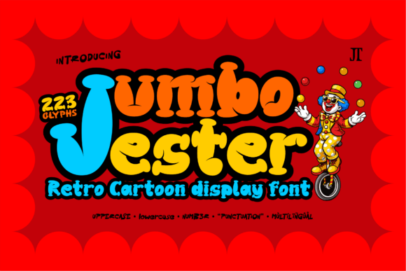 Jumbo Jester: The Retro Display Font for Makers