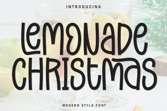 Lemonade Christmas Font for Festive Campaigns