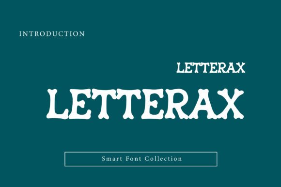 Letterax Typeface for Bold Brand Identity