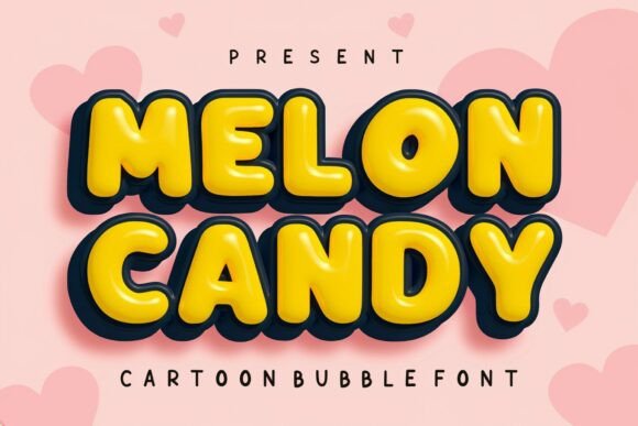 Melon Candy: A Playful Display Font for Joyful Brands