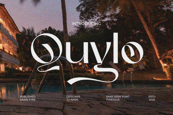 Quylo Font: Modern Sans Serif for Crafters