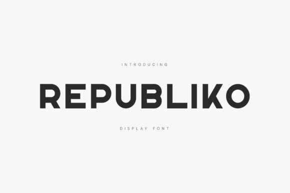 Republiko: The Bold Typeface for Modern Brands