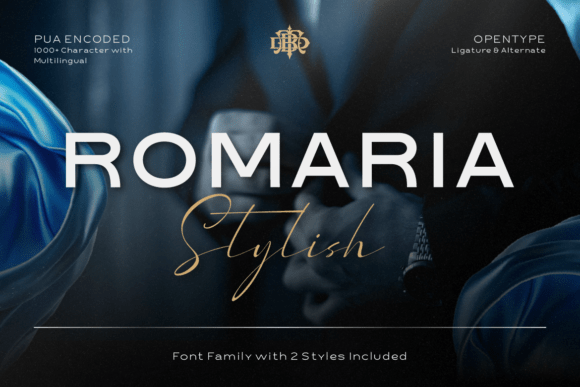 Romaria Stylish Typeface for Modern Web Design