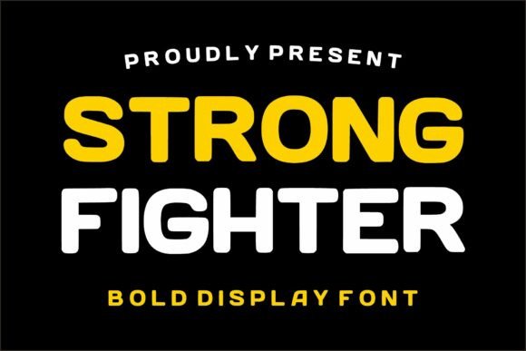 Strong Fighter Font: Bold Typography for Handmade Brands