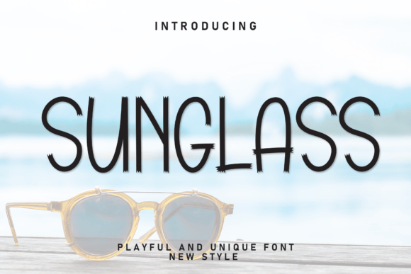Sunglass: A Bold Display Font for Modern Campaigns