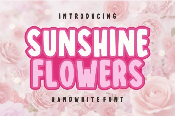 Sunshine Flowers Font: A Bold Display Typeface Review