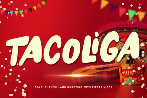 Tacoliga: A Playful Display Font for Editorial Design