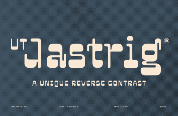 Ut Jastrig: A Distinctive Display Typeface for Modern Web Design