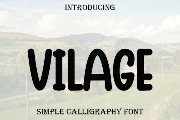 Vilage Handwritten Font for Unique Branding