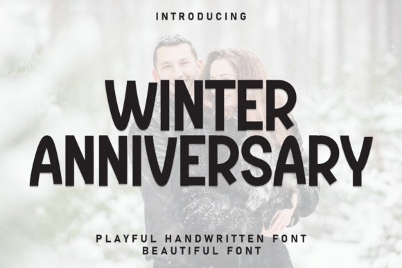 Winter Anniversary Font Review for Brand Designers