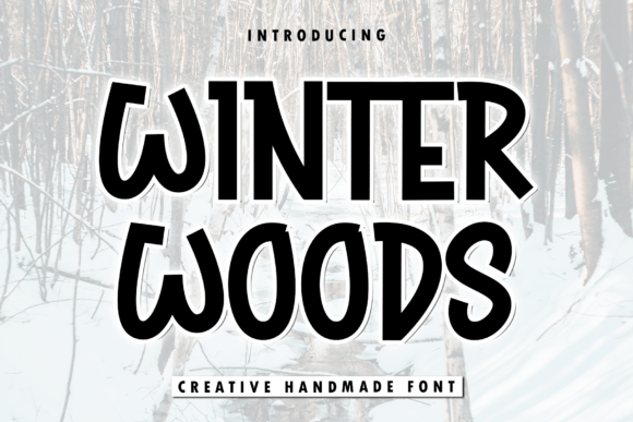 Winter Woods: A Bold Display Font for Web Design